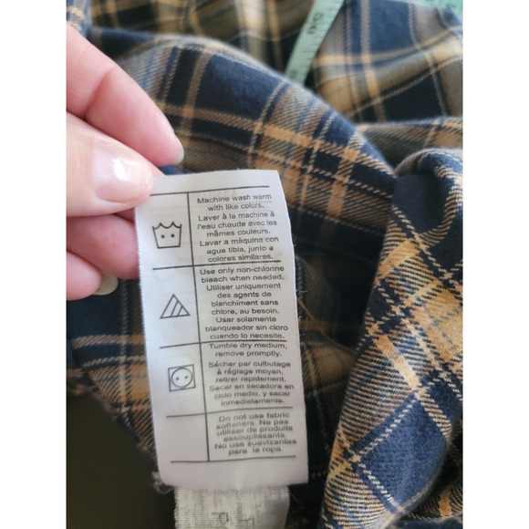 Carhartt Plaid Flannel Shirt Mens L Long Sleeve Regular Fit - Picture 11 of 11